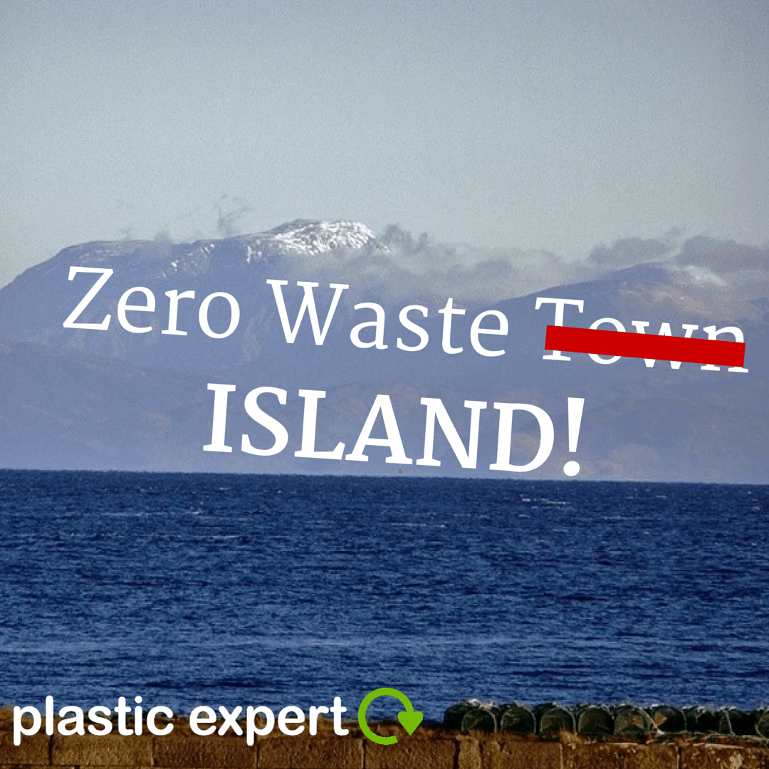 zero waste scotland island isle of bute