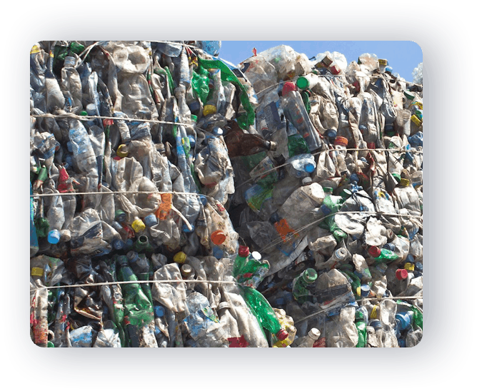 Recycling polythene waste