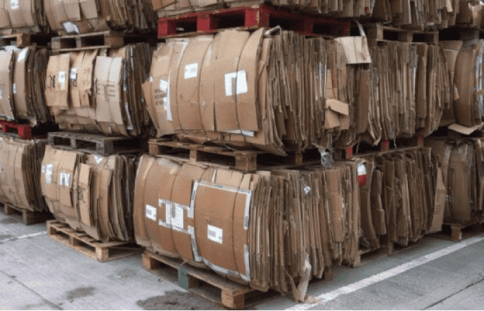 Cardboard-collection
