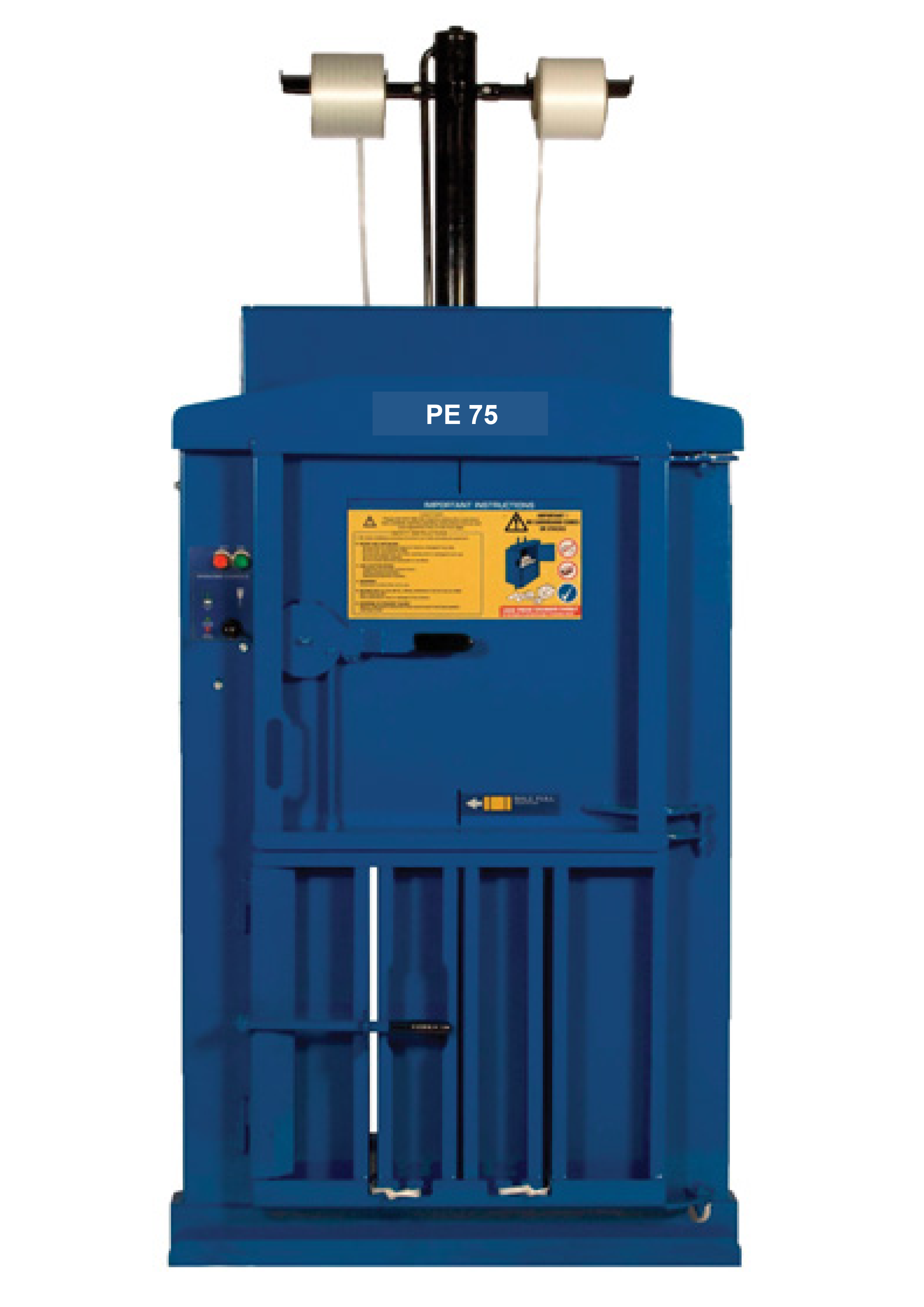 Small vertical baler