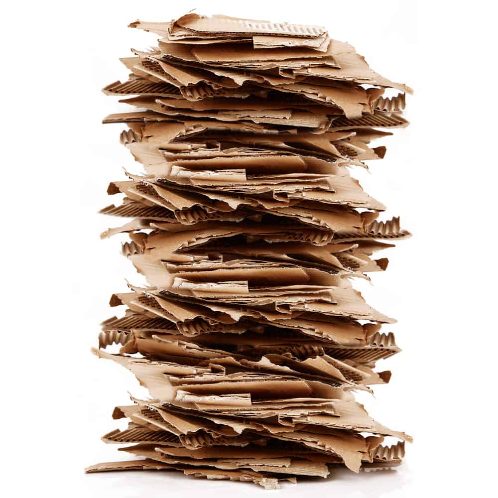 cardboard for recycling