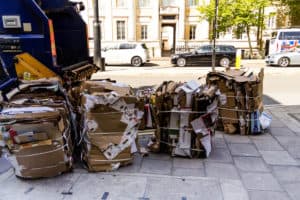 Cardboard bales