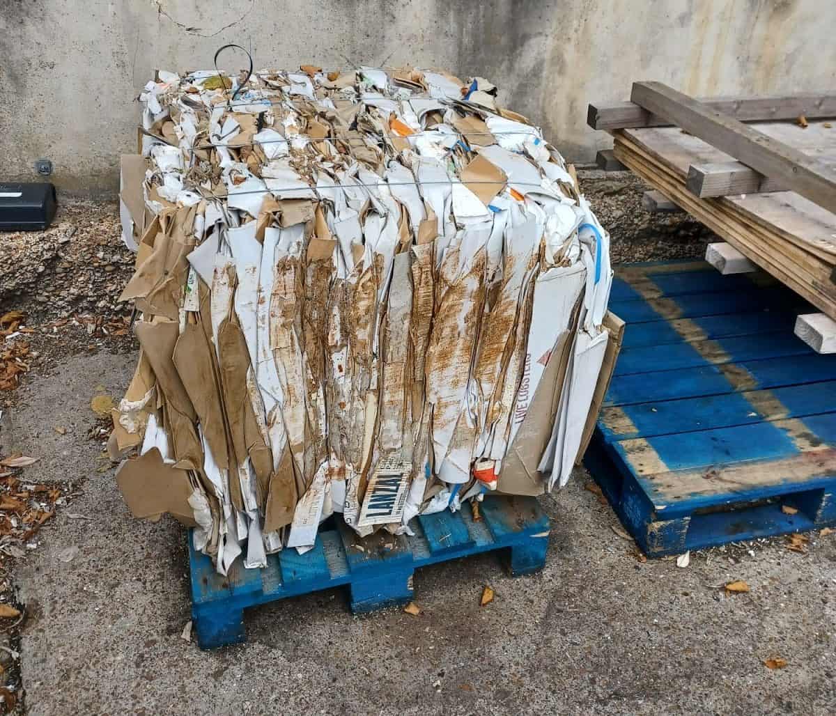 cardboard bale recycling