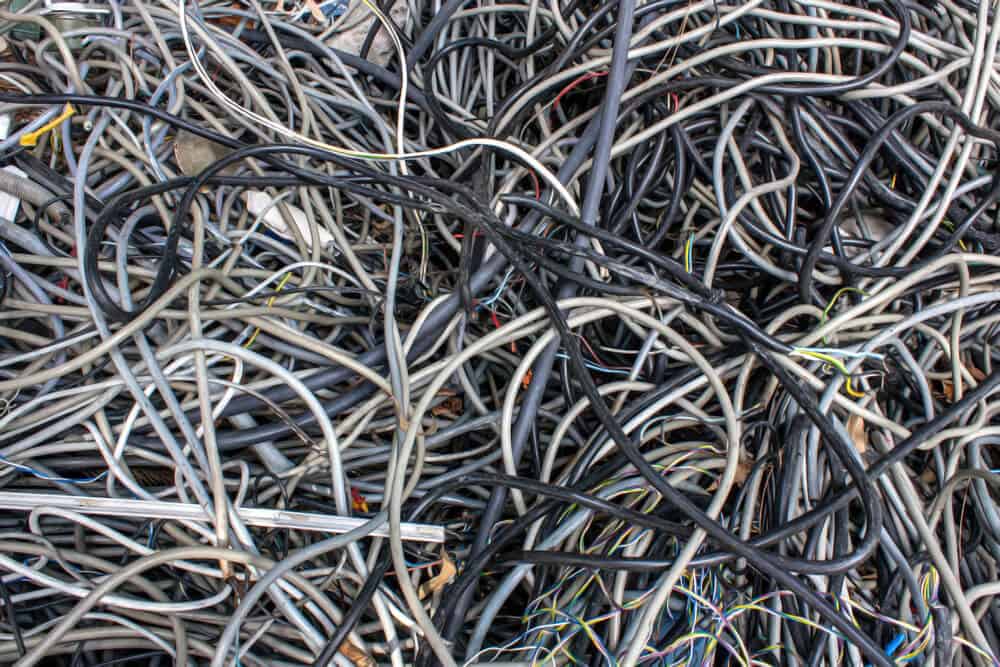 where to recycle old cables uk