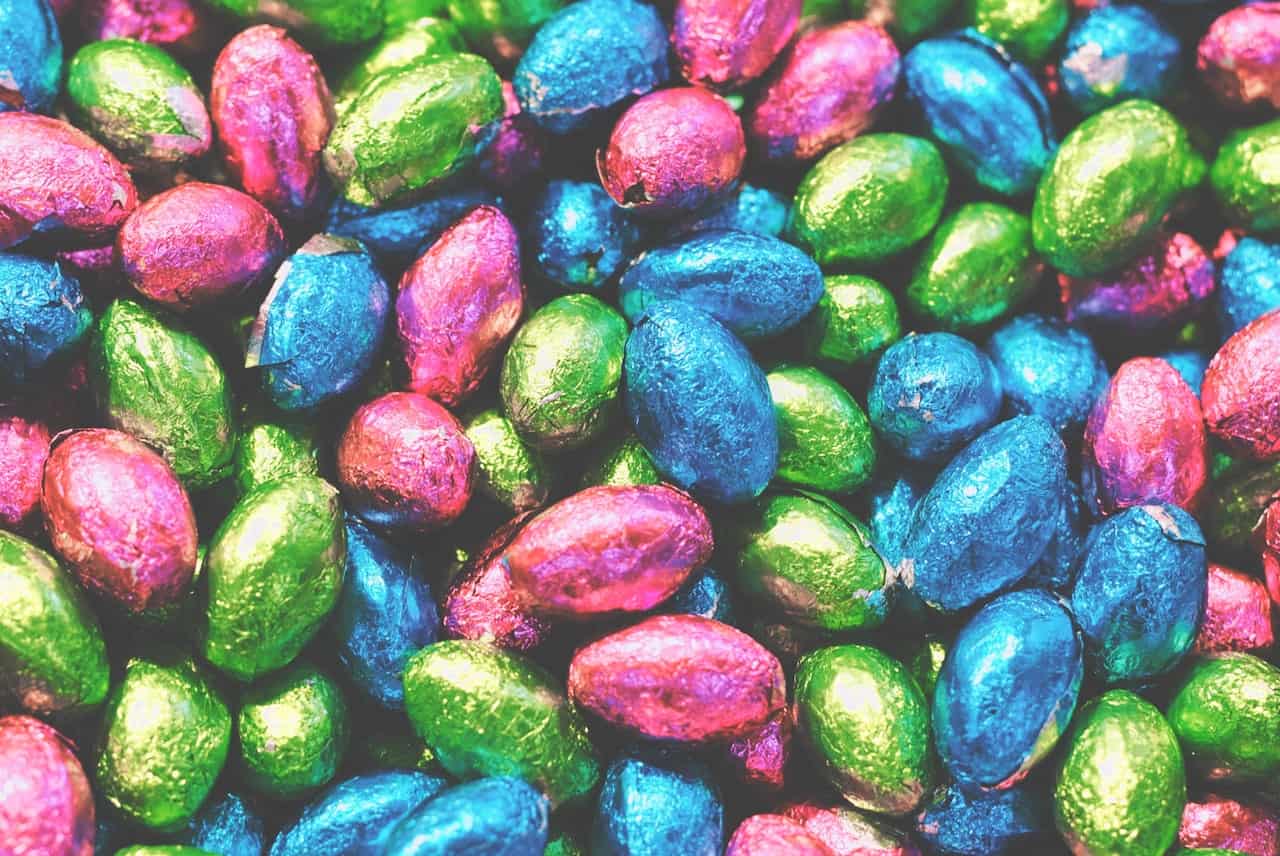chocolate egg foil recycling