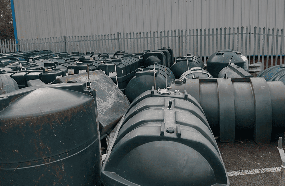 MDPE Oil Tank Recycling